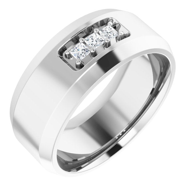 1/8 CTW Lab-Grown Diamond Band, 8.5 mm