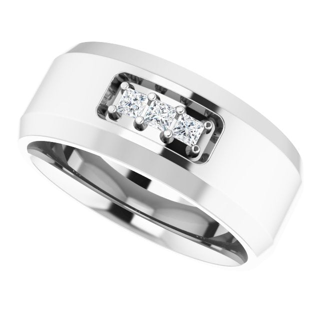 1/8 CTW Lab-Grown Diamond Band, 8.5 mm