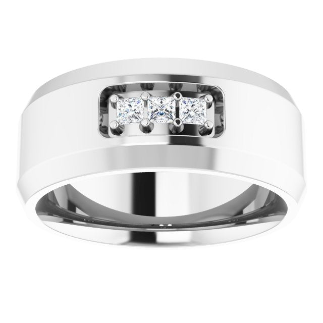 1/8 CTW Lab-Grown Diamond Band, 8.5 mm