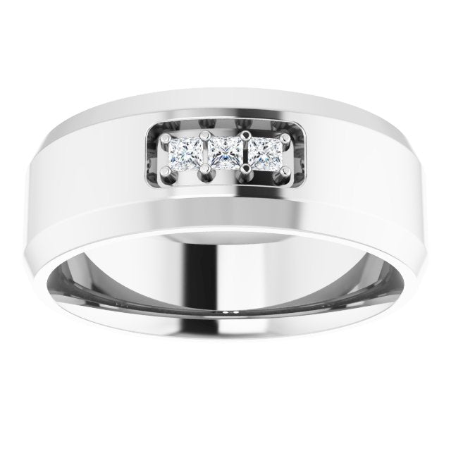 1/8 CTW Lab-Grown Diamond Band, 8.5 mm