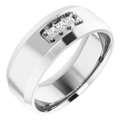 1/8 CTW Lab-Grown Diamond Band, 8.5 mm