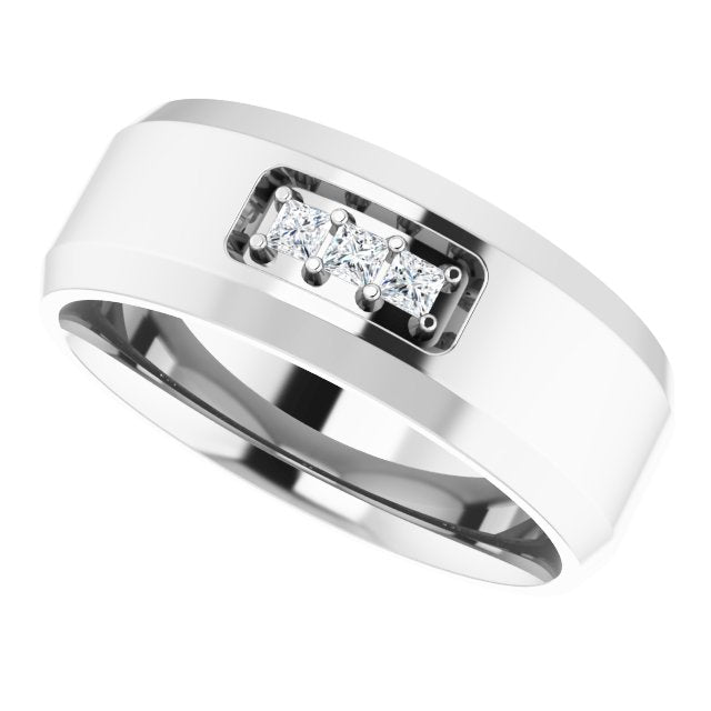 1/8 CTW Lab-Grown Diamond Band, 8.5 mm