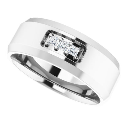 1/8 CTW Lab-Grown Diamond Band, 8.5 mm