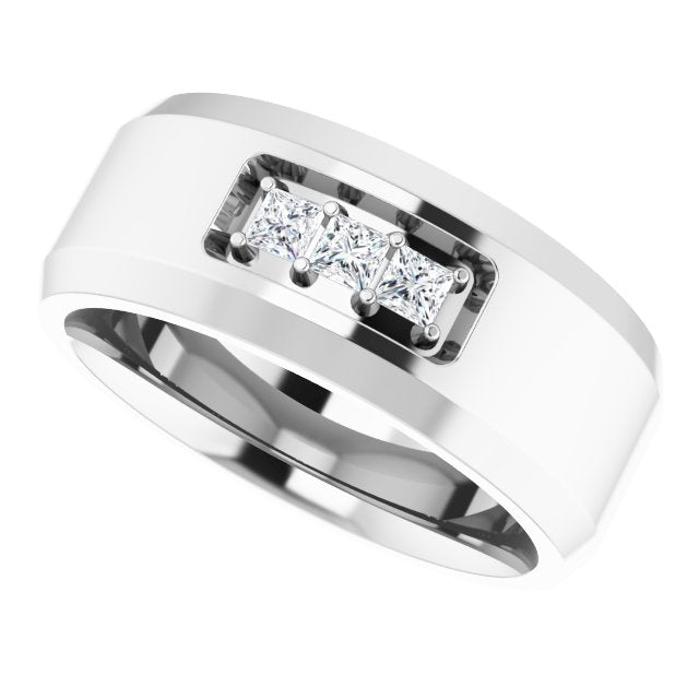 1/4 CTW Lab-Grown Diamond Band, 9.5 mm
