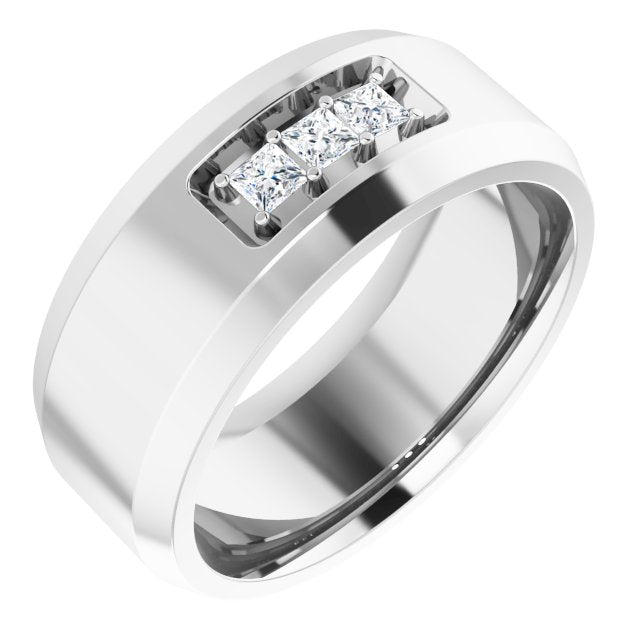 1/4 CTW Lab-Grown Diamond Band, 9.5 mm