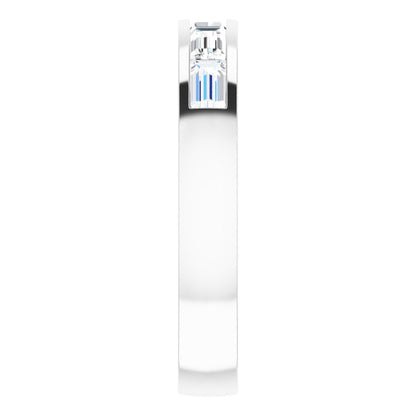 1/2 CTW Lab-Grown Diamond Anniversary Band, 3.9 mm