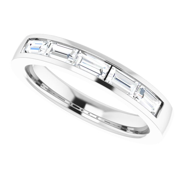 1/2 CTW Lab-Grown Diamond Anniversary Band, 3.9 mm