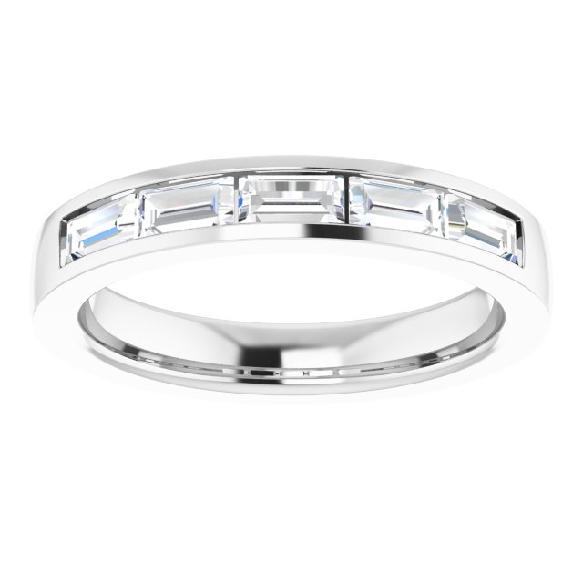 1/2 CTW Lab-Grown Diamond Anniversary Band, 3.9 mm