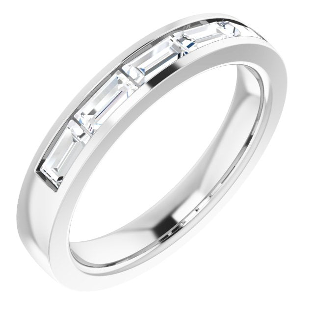 1/2 CTW Lab-Grown Diamond Anniversary Band, 3.9 mm
