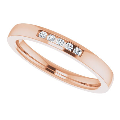 .05 CTW Natural Diamond Anniversary Band