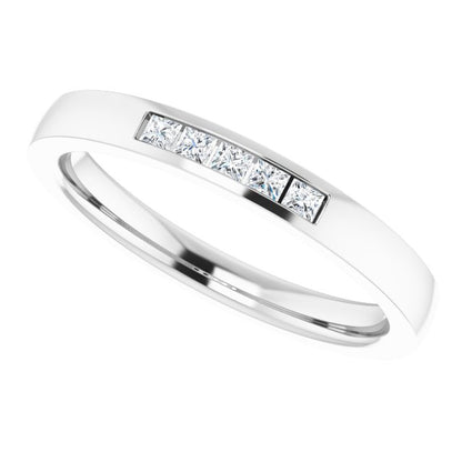 1/10 CTW Lab-Grown Diamond Anniversary Band, 2.4 mm