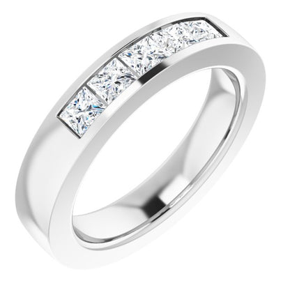 1/2 CTW Lab-Grown Diamond Anniversary Band, 4.2 mm