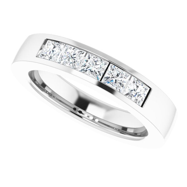 1/2 CTW Lab-Grown Diamond Anniversary Band, 4.2 mm