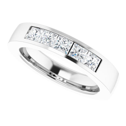 1/2 CTW Lab-Grown Diamond Anniversary Band, 4.2 mm