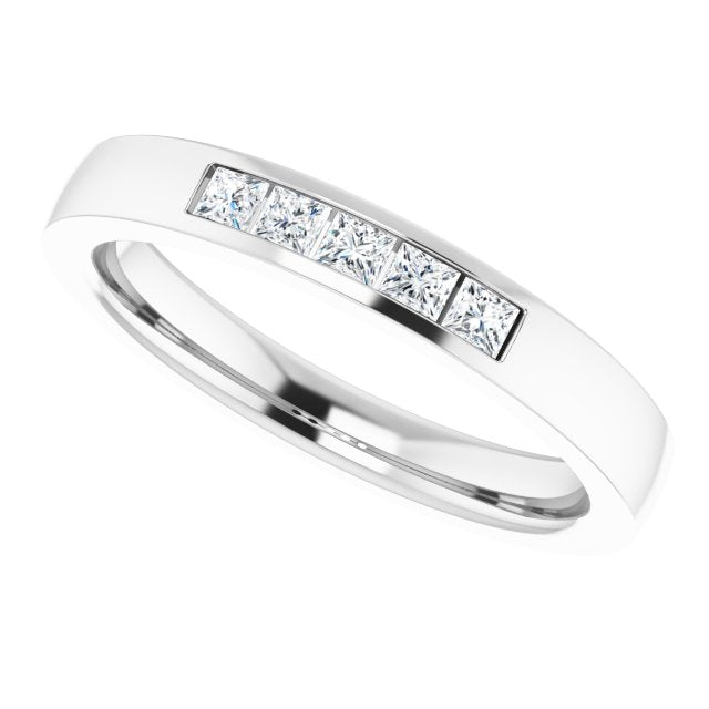 1/6 CTW Lab-Grown Diamond Anniversary Band, 2.7 mm
