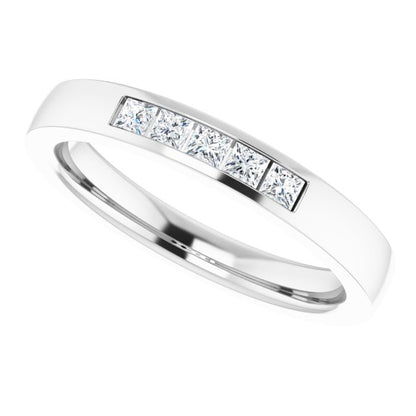 1/6 CTW Lab-Grown Diamond Anniversary Band, 2.7 mm