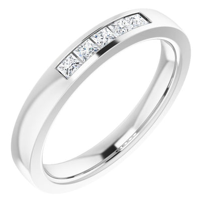 1/6 CTW Lab-Grown Diamond Anniversary Band, 2.7 mm