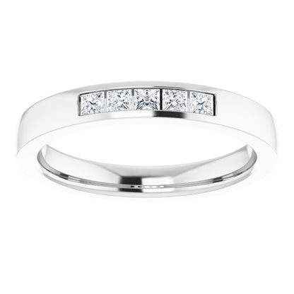 1/6 CTW Lab-Grown Diamond Anniversary Band, 2.7 mm