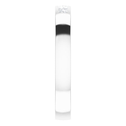1/6 CTW Lab-Grown Diamond Anniversary Band, 2.7 mm