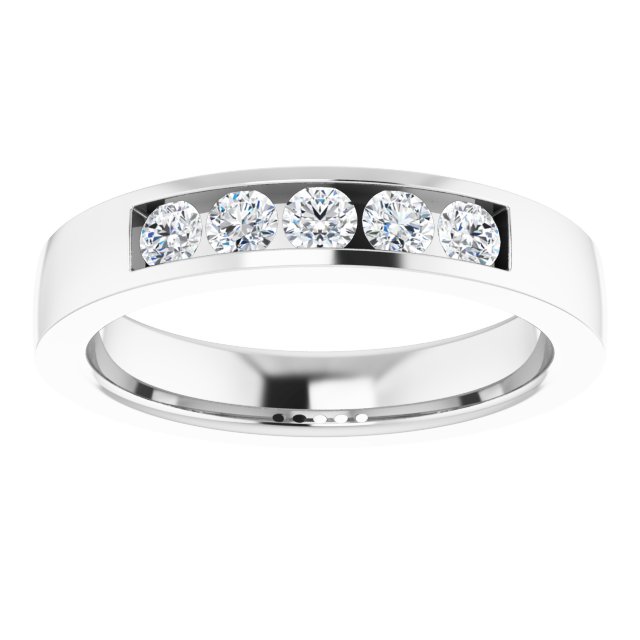 1/3 CTW Lab-Grown Diamond Anniversary Band, 3.6 mm