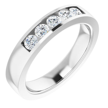 1/3 CTW Natural Diamond Anniversary Band, 3.9 mm