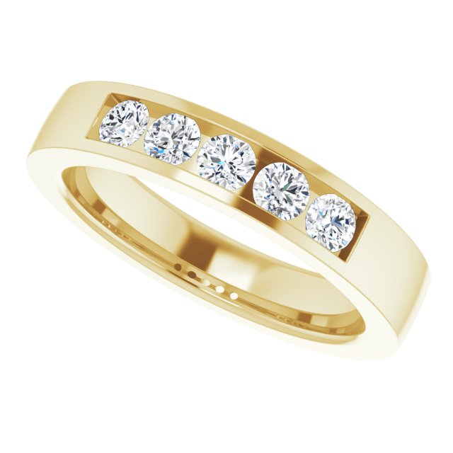 1/3 CTW Natural Diamond Anniversary Band, 3.9 mm