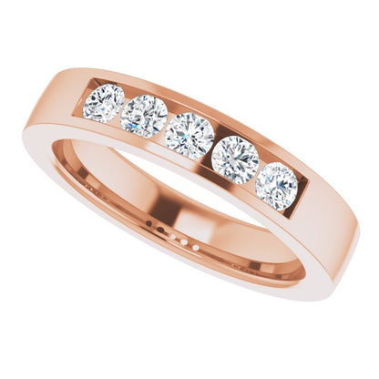 3/8 CTW Lab-Grown Diamond Anniversary Band