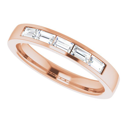 3/8 CTW Lab-Grown Diamond Anniversary Band