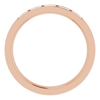 3/8 CTW Lab-Grown Diamond Anniversary Band