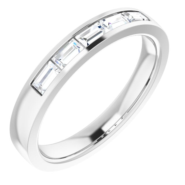 3/8 CTW Lab-Grown Diamond Anniversary Band