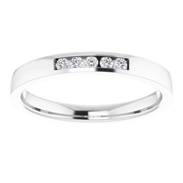 .08 CTW Natural Diamond Anniversary Band