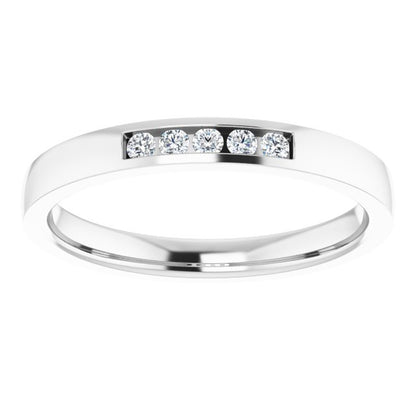 .08 CTW Natural Diamond Anniversary Band