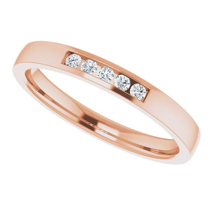 .08 CTW Natural Diamond Anniversary Band