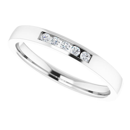 .08 CTW Natural Diamond Anniversary Band