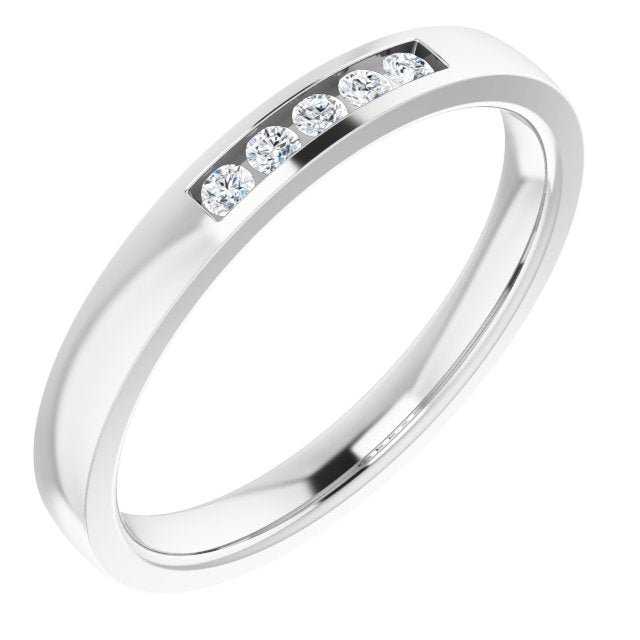 .08 CTW Natural Diamond Anniversary Band