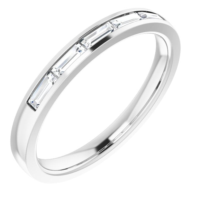 1/4 CTW Lab-Grown Diamond Anniversary Band, 2.4 mm