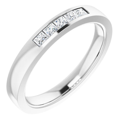 1/5 CTW Natural Diamond Anniversary Band, 3 mm