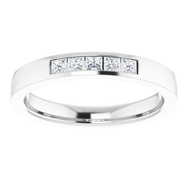 1/5 CTW Natural Diamond Anniversary Band, 3 mm