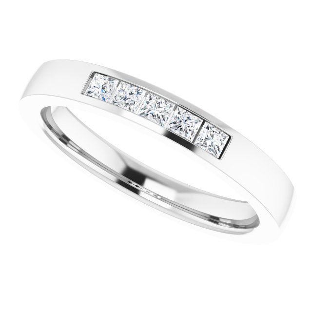 1/5 CTW Natural Diamond Anniversary Band, 3 mm