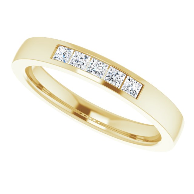 1/5 CTW Natural Diamond Anniversary Band, 3 mm