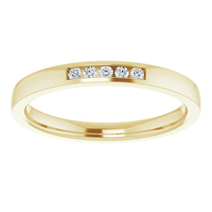 .07 CTW Natural Diamond Anniversary Band