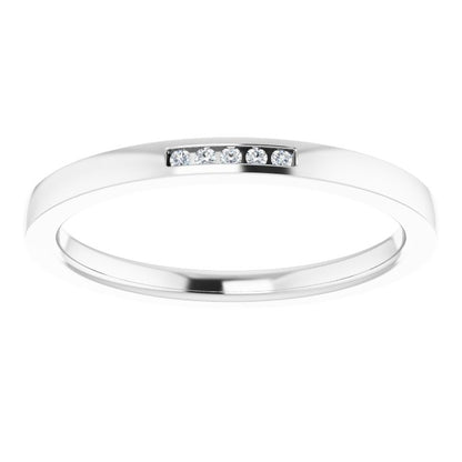 .02 CTW Natural Diamond Anniversary Band