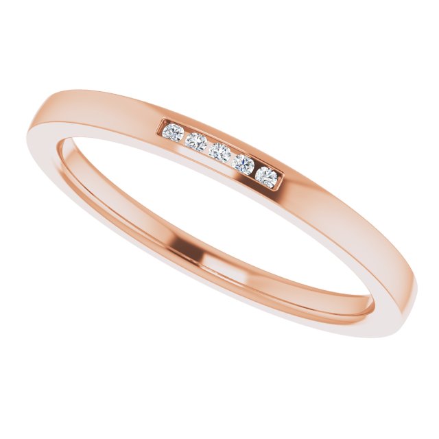 .02 CTW Natural Diamond Anniversary Band