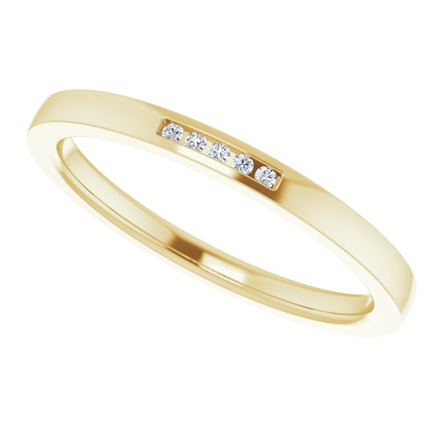 .02 CTW Natural Diamond Anniversary Band
