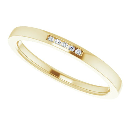 .02 CTW Lab-Grown Diamond Anniversary Band