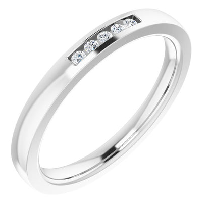 .03 CTW Natural Diamond Anniversary Band