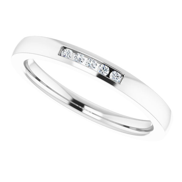 .03 CTW Natural Diamond Anniversary Band