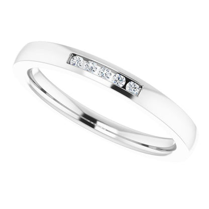 .03 CTW Natural Diamond Anniversary Band