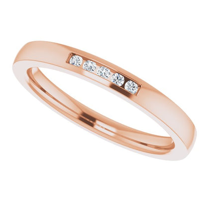 .03 CTW Natural Diamond Anniversary Band