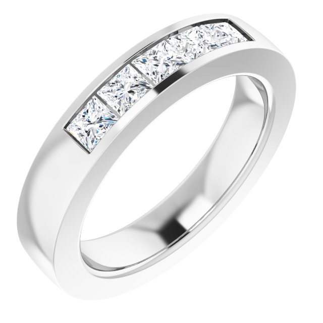 1/2 CTW Lab-Grown Diamond Anniversary Band, 3.9 mm